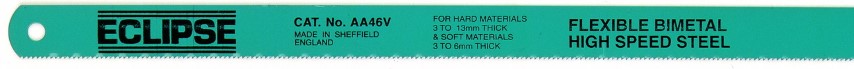 HACKSAW BLADE 300MM - 18TPI - BI-METAL